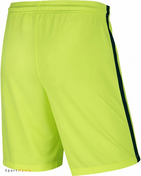 725881-702 Футбольные шорты для голкипера Nike League Knit NB неоновый-желтый, черный