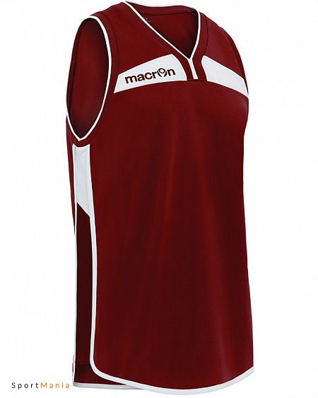 45281401 Баскетбольная майка Macron Arsenic красный, белый