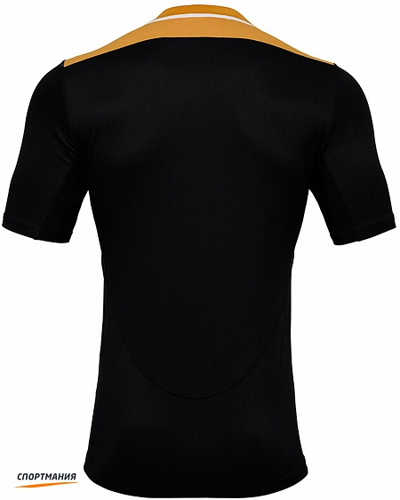 60010930 Регбийная футболка Macron Jasper черный, оранжевый