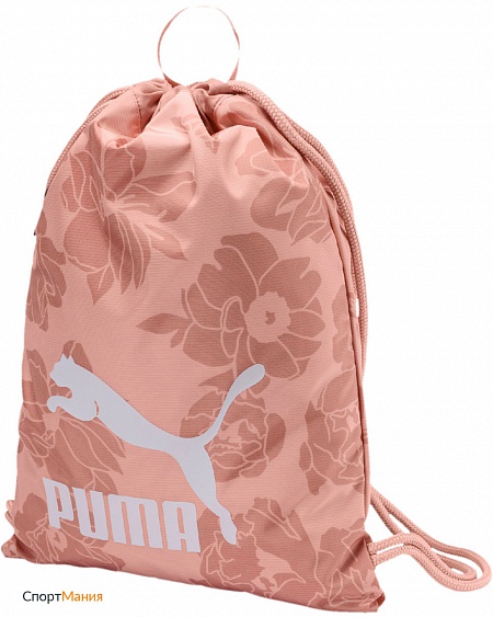 7481207 Рюкзак-мешок Puma Originals Gym Sack розовый, белый