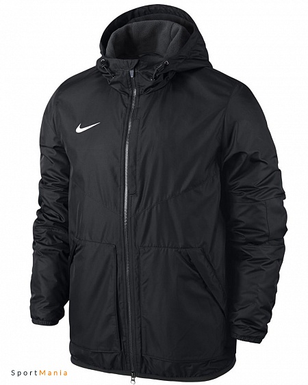 645905-010 Куртка утепленная детская Nike Team Fall Jacket черный, белый