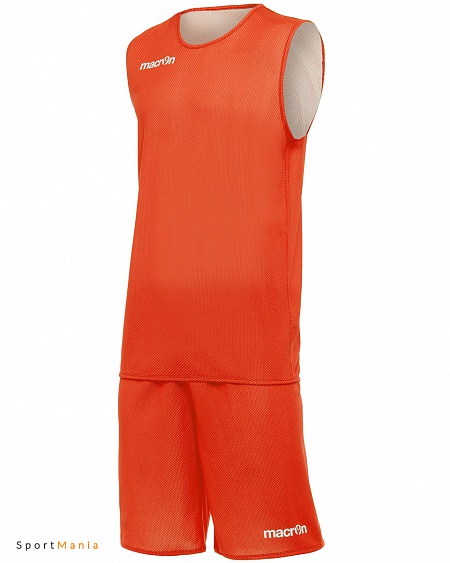 43211301 Двухсторонняя баскетбольная форма Macron X400 оранжевый, белый