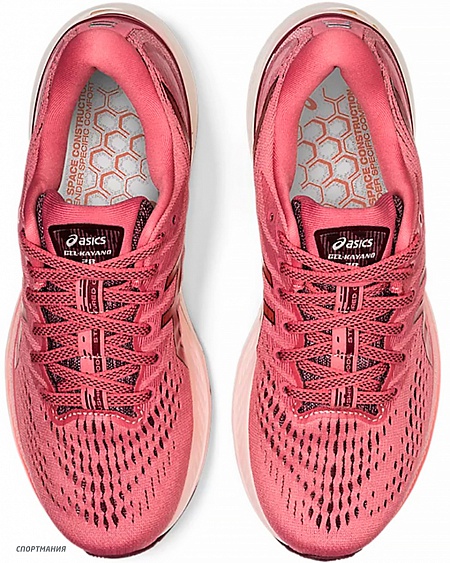 1012B047-701 Кроссовки беговые Asics Gel-Kayano 28 розовый, белый, черный