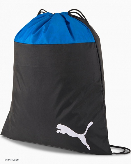 7685302 Сумка-мешок Puma teamGoal Gym Sack черный, синий