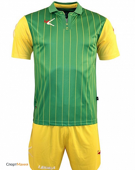 M1103-1307 Футболка игровая Legea Lisbona зеленый, желтый