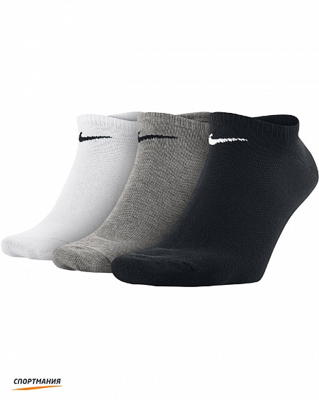 SX2554-901 Носки спортивные Nike Value черный, серый, белый
