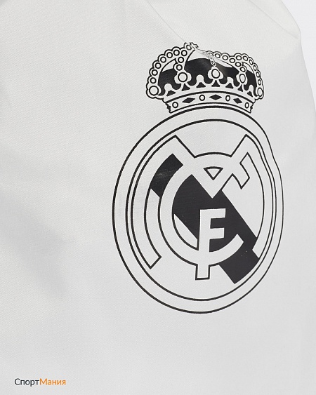 CY5608 Рюкзак-мешок Adidas Real Madrid белый, черный