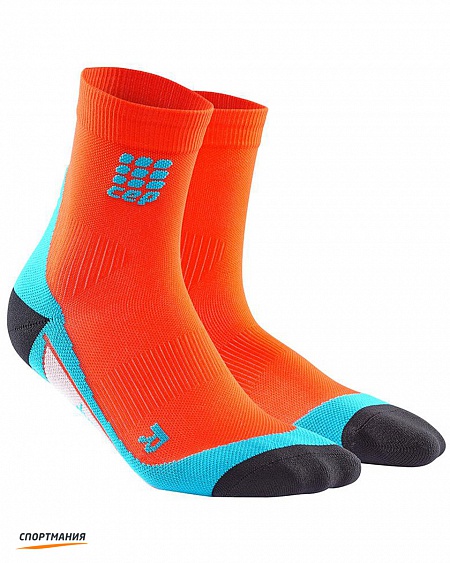 C10M-RS Средние носки CEP C10M оранжевый, голубой