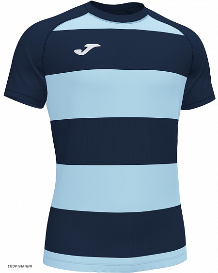 102219.312 Детская футболка Joma Prorugby II темно-синий, мятный