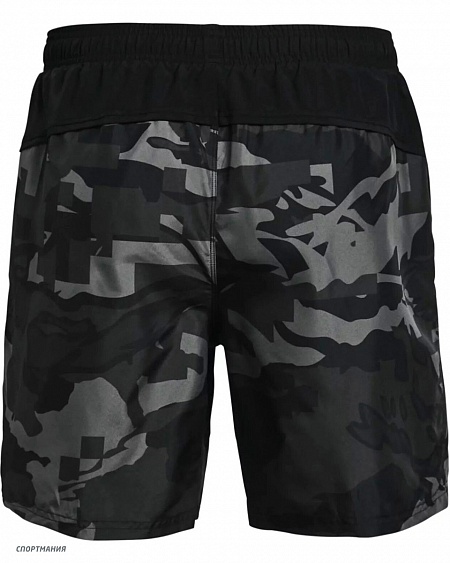 1361490-001 Шорты для бега Under Armour Speed Stride Print Shorts темно-серый, черный