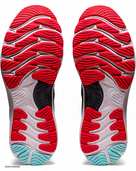 1011B004-007 Кроссовки беговые Asics Gel-Nimbus 23 черный, темно-серый, красный, белый
