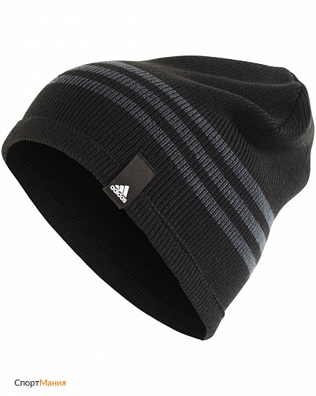 BQ1662 Шапка Adidas Tiro 15 Beanie черный, темно-серый