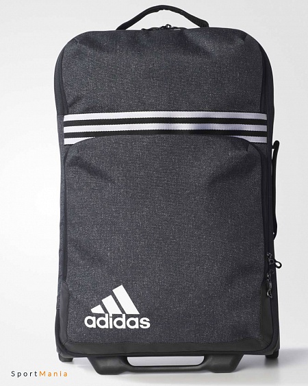 AI3820 Сумка-чемодан Adidas Team Travel Trolley черный, серый