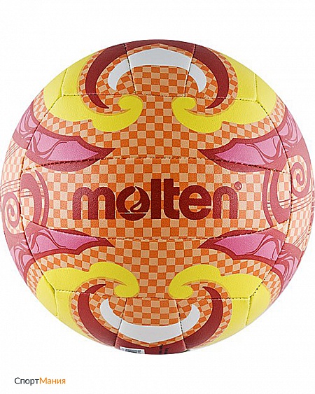 V5B1502-O Мяч для пляжного волейбола Molten V5B1502-O оранжевый, желтый