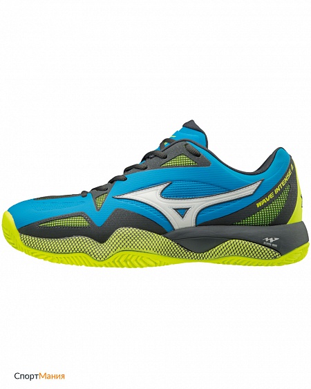 61GC1800-01 Теннисные кроссовки Mizuno Wave Intense Tour 4 СС синий, зеленый