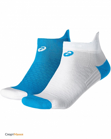 130887-8012 Беговые носки Asics Womens sock (2 пары) белый, синий
