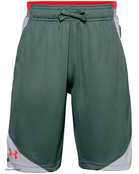 1329007-424 Шорты для бега Under Armour Stunt 2.0 Shorts серый, белый, красный