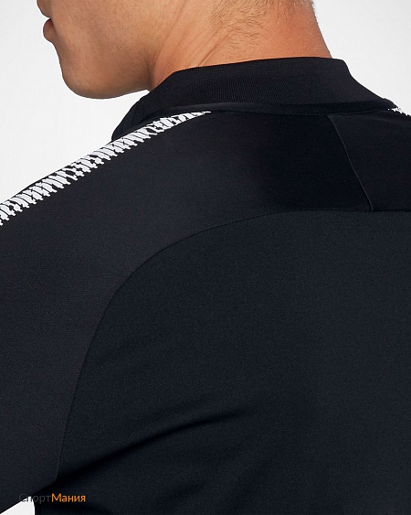 859197-010 Свитер тренировочный Nike Dry Squad Drill Top черный, белый