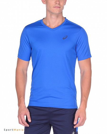 149125-0861 Футболка волейбольная Asics Ss tee indoor синий, черный
