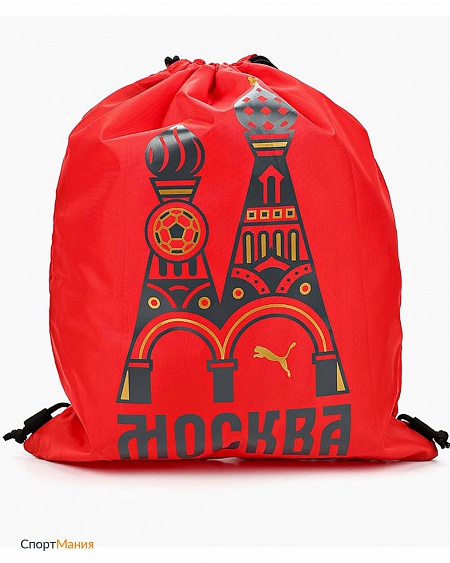 7539101 Сумка Puma Russia City Gym Sack красный