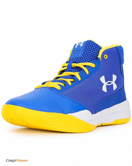 1300016-400 Кроссовки для баскетбола Under Armour Jet синий, желтый