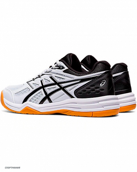 1074A027-100 Кроссовки волейбольные детские Asics Upcourt 4 GS белый, черный