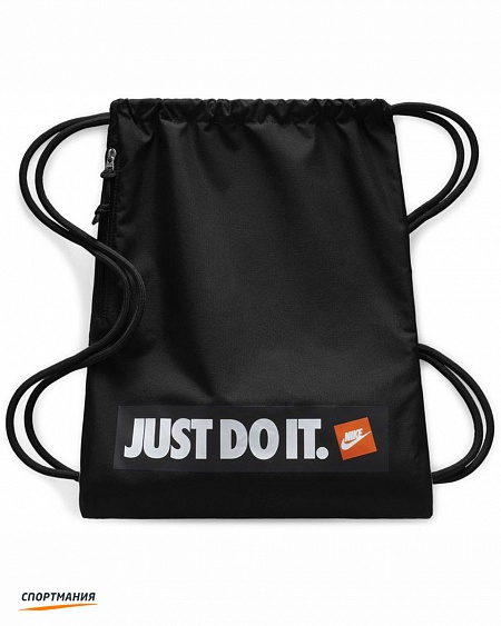 BA5430-016 Рюкзак-мешок Nike Heritage Gymsack 1 Gfx черный