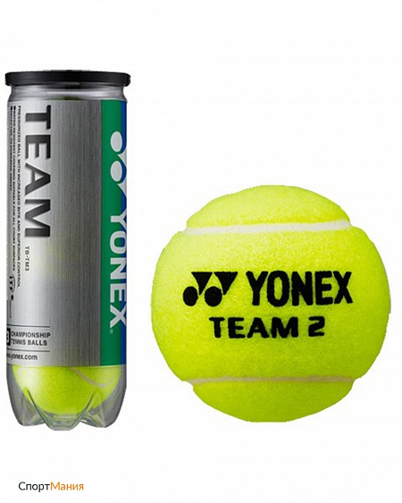 Team 3B Мячи для большого тенниса Yonex Team 3B желтый