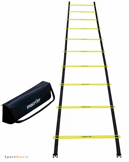 962400 Координационная лестница Macron Agility Ladder светло-зеленый, черный
