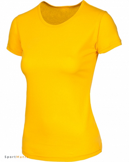 02W-12 Футболка женская Galant желтый