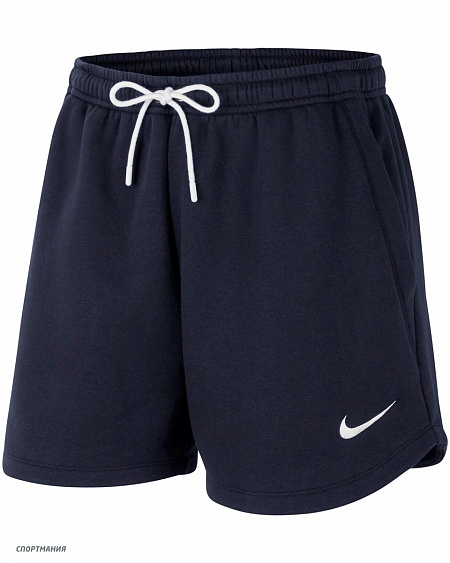 CW6963-451 Женские шорты Nike Women's Team Club 20 Short темно-синий, белый