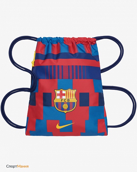 BA5413-610 Рюкзак-мешок Nike Barcelona FC Stadium красный, синий