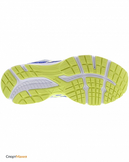 T5N6N-4885 Кроссовки беговые женские Asics Gel-Oberon 10 синий, светло-зеленый
