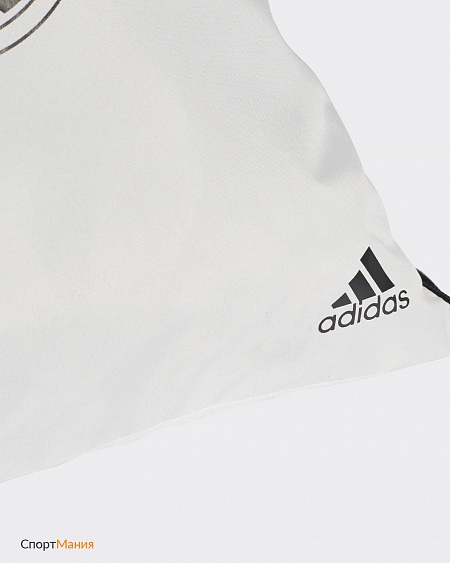CY5608 Рюкзак-мешок Adidas Real Madrid белый, черный