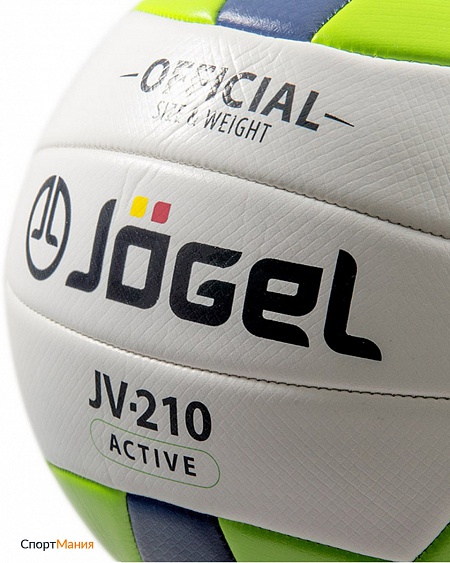 JV-210 Мяч волейбольный Jogel JV-210 зеленый, серый