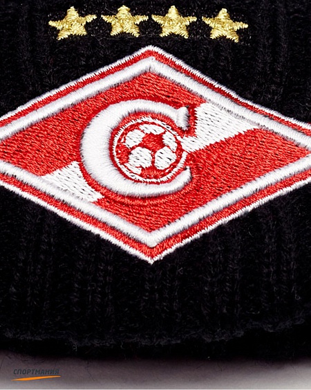 101 Шапка Atributika&Club ФК Спартак черный, красный
