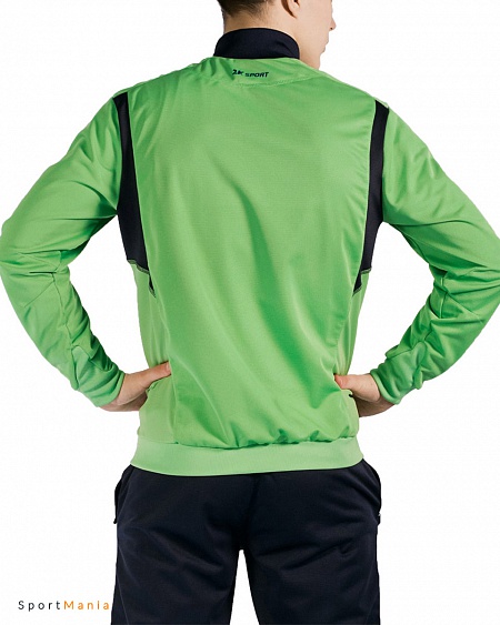 121022 Олимпийка 2К Спорт Vettore светло-зеленый, темно-синий