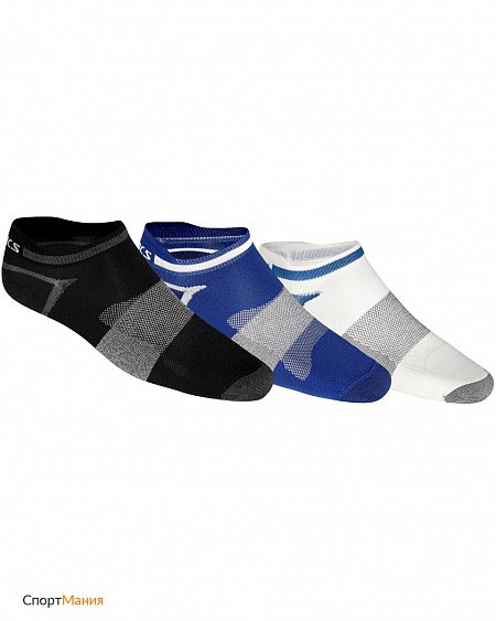 123458-0844 Беговые носки Asics Lyte sock (3 пары) синий, белый, черный
