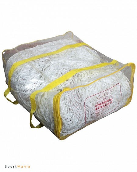 9007 Сетка для футбольных ворот 2K Sport 7,5x2,5x2,5 (2 шт) белый