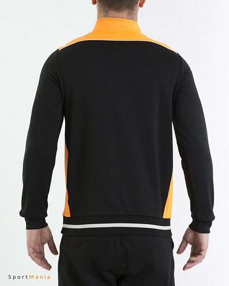 100421.150 Джемпер на короткой молнии Joma Campus II черный, оранжевый