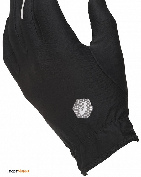 3013A027-001 Перчатки Asics Lite-Show Gloves черный, серый