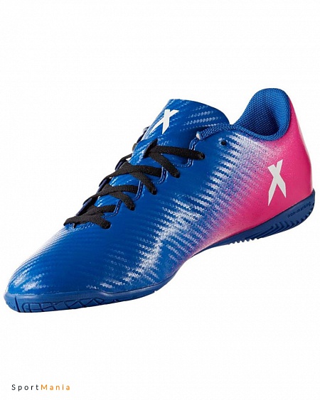 BB5730 Футзалки Adidas X 16.4 детские синий, розовый, белый