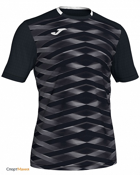 101290.102 Детская регбийная футболка Joma Myskin Academy черный, белый