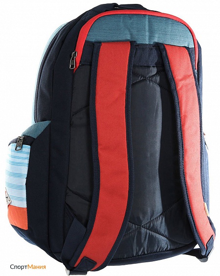 EQYBP03391-MKM3 Рюкзак Quiksilver Schoolie 3 синий, темно-синий, красный