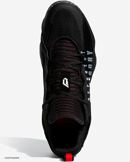 FY9939 Кроссовки баскетбольные Adidas Dame 7 черный, белый, красный