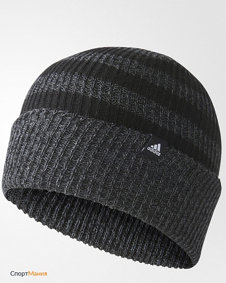 BR9921 Шапка Adidas 3-Stripes серый, черный