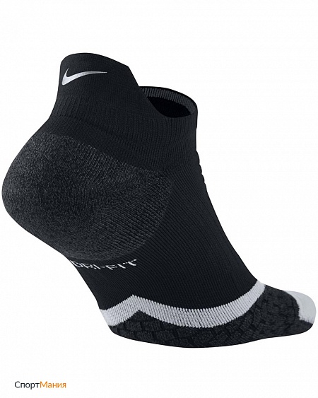 SX4845-010 Носки Nike Elite Running Cushion черный, серый