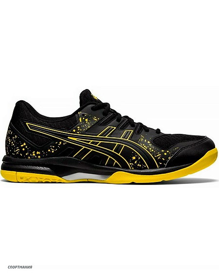 1051A038-001 Кроссовки волейбольные Asics Gel-Flare 7 черный, желтый
