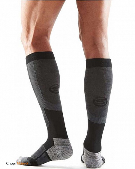 ES00019360002 Компрессионные гольфы Skins Essentials Activ Thermal Compressions Socks серый, черный