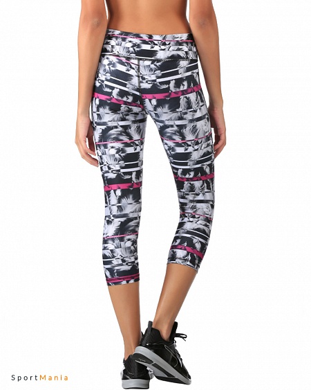 51448917 Тайтсы Puma All Eyes On Me 3/4 Tight белый, черный, розовый